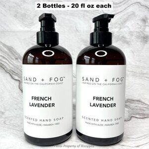 2 SAND and FOG FRENCH LAVENDER Scented HAND SOAP